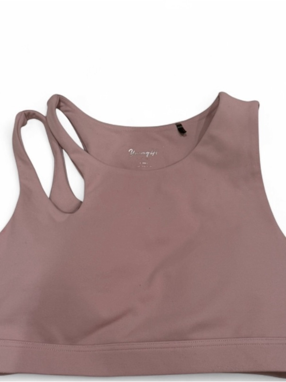 Young LA Mauve Double-Strap Sports Bra